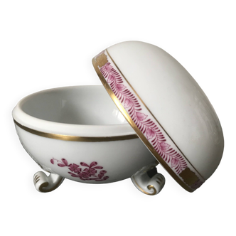 Bonbonnière en porcelaine hongroise Herend