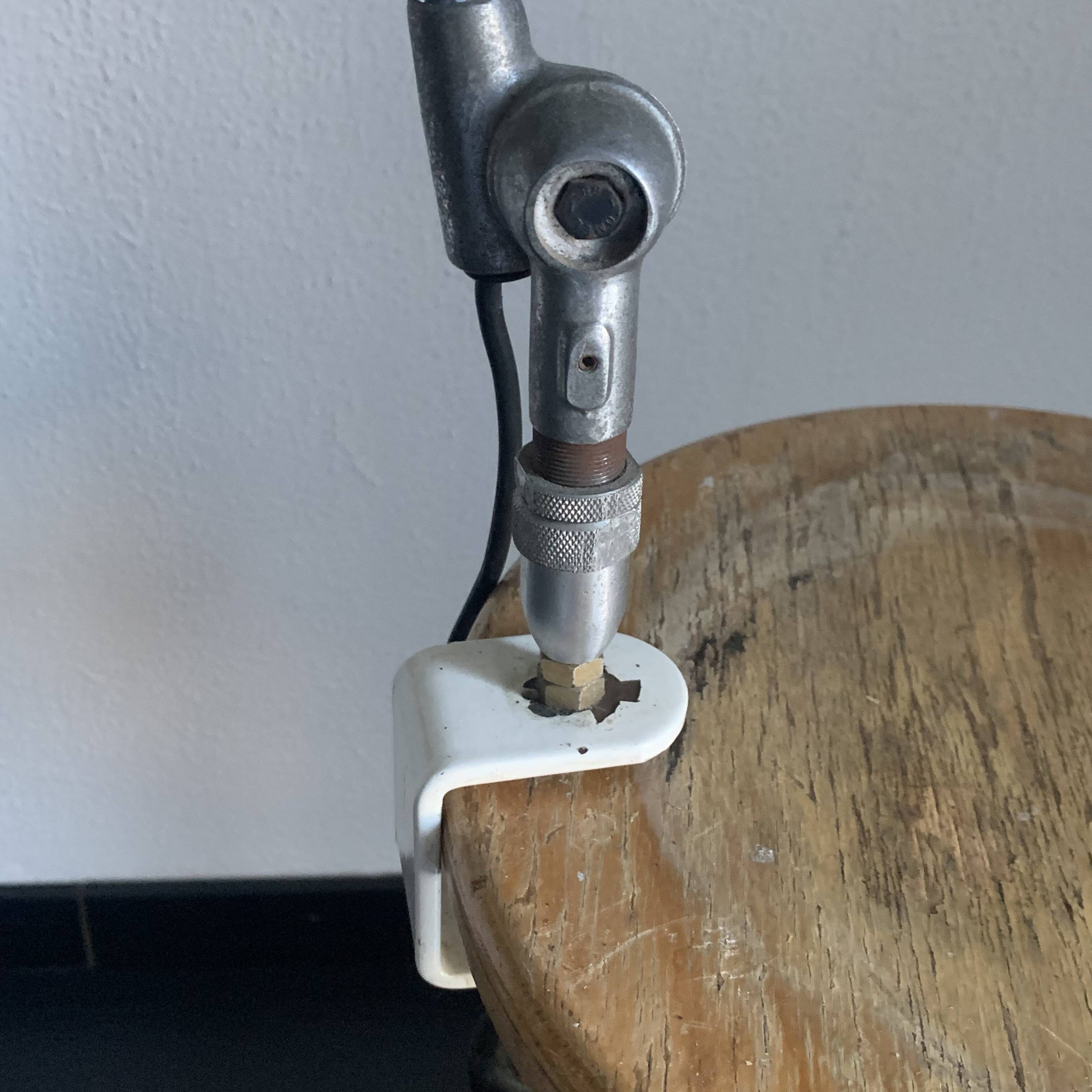 Lampe vintage 1950 industrielle Solr Paris Ferdinand Solere - 75 cm