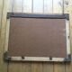 Antique natural wood mirror