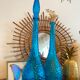 Carafe Empoli bleue turquoise