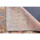 Vintage Turkish Oushak Handmade Wool Cotton Red Runner Rug 99x210