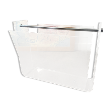 Porte revue David Lange en Plexiglas transparent