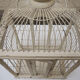 Painted wooden bird cage