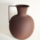 Brown metal jar