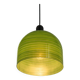 Green glass suspension by Peill Putzler, Germany, 1970