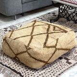 Moroccan kilim pouf