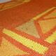 Vintage Persian gabbeh handmade carpet 71cm x 138cm 1970s, 1C470