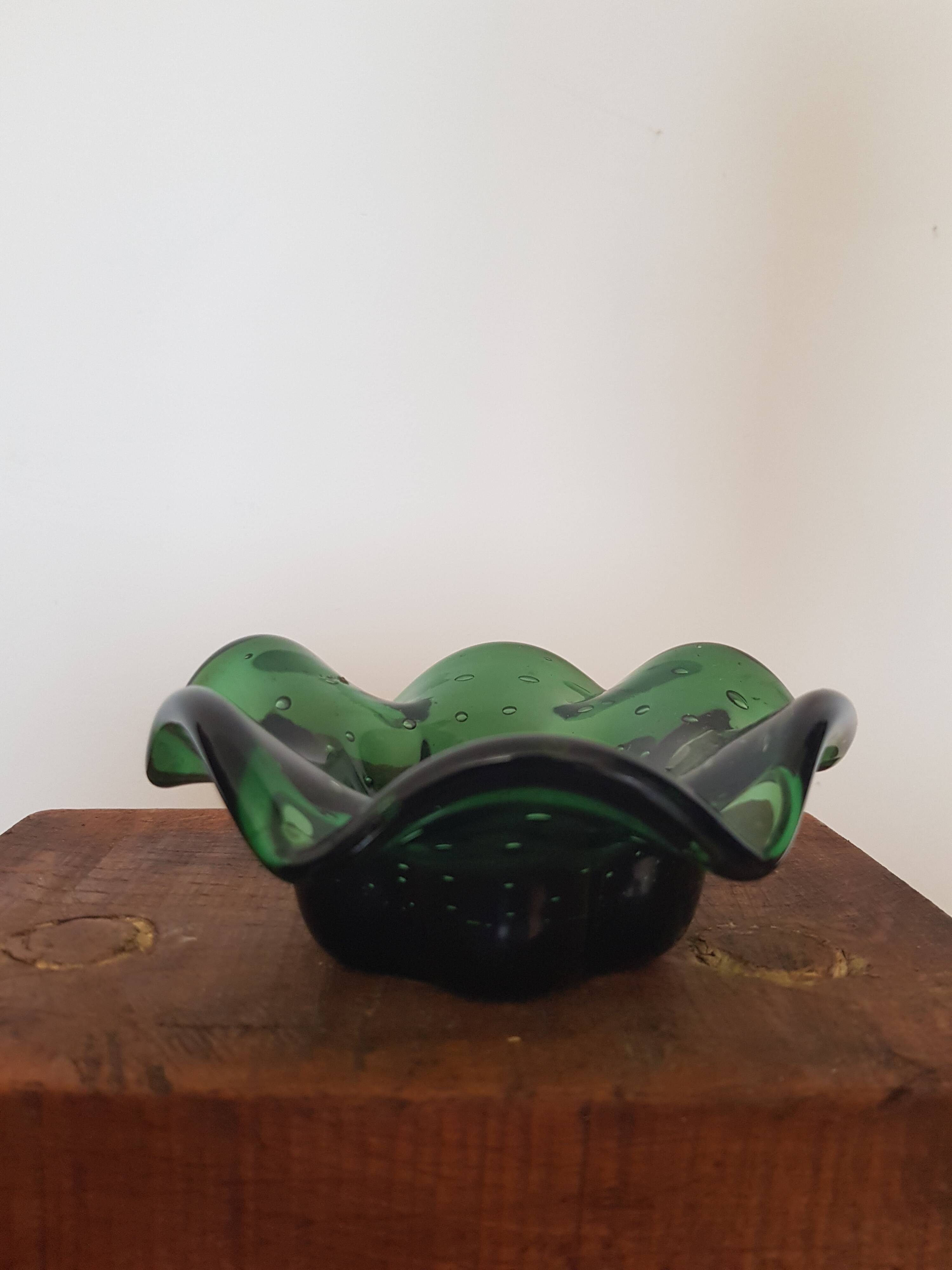 Cendrier en verre de murano