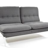 Anthracite grey banquette from the 1970s