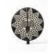 Tribal solar mask Bwa Ø40 — the eye of the zenith