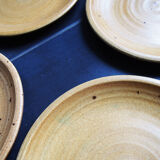 6 plates dessert in sandstone