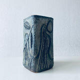 Square vase abstract decor