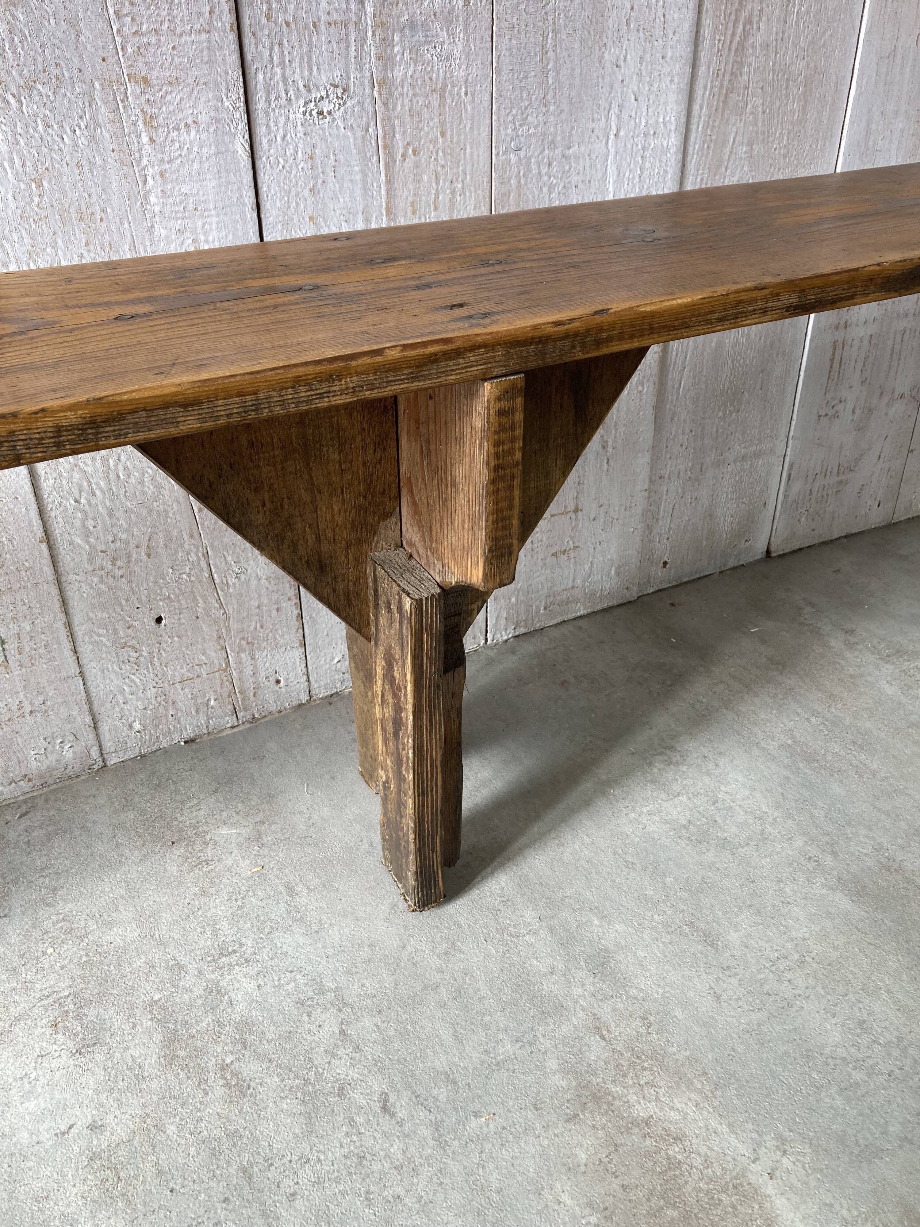 Paire de bancs campagnards 300cm
