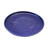 Plat en céramique bleu Charles Voltz Vallauris