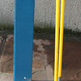 Retro pair of ski's child in blue wood 119 cm
