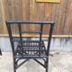 Fauteuils en rotin noir