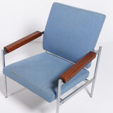 Pair of lounge chairs by Kay Boeck Hansen for Fritz Hansen Denmark 1970