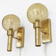 Pair of wall lights/sconces "Bodegalampet" by Vitrika. Denmark 1970s