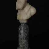 Buste en albâtre fin XIXème siècle, Italie