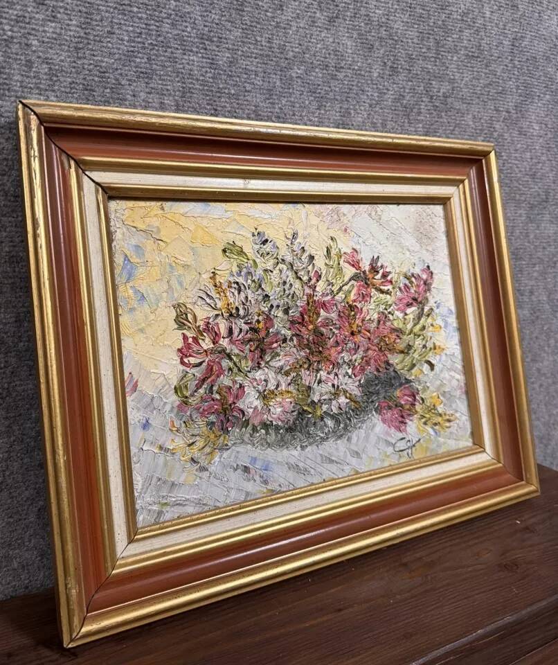 Cardinal Dupuis peintre de Provence : tableau huile sur toile