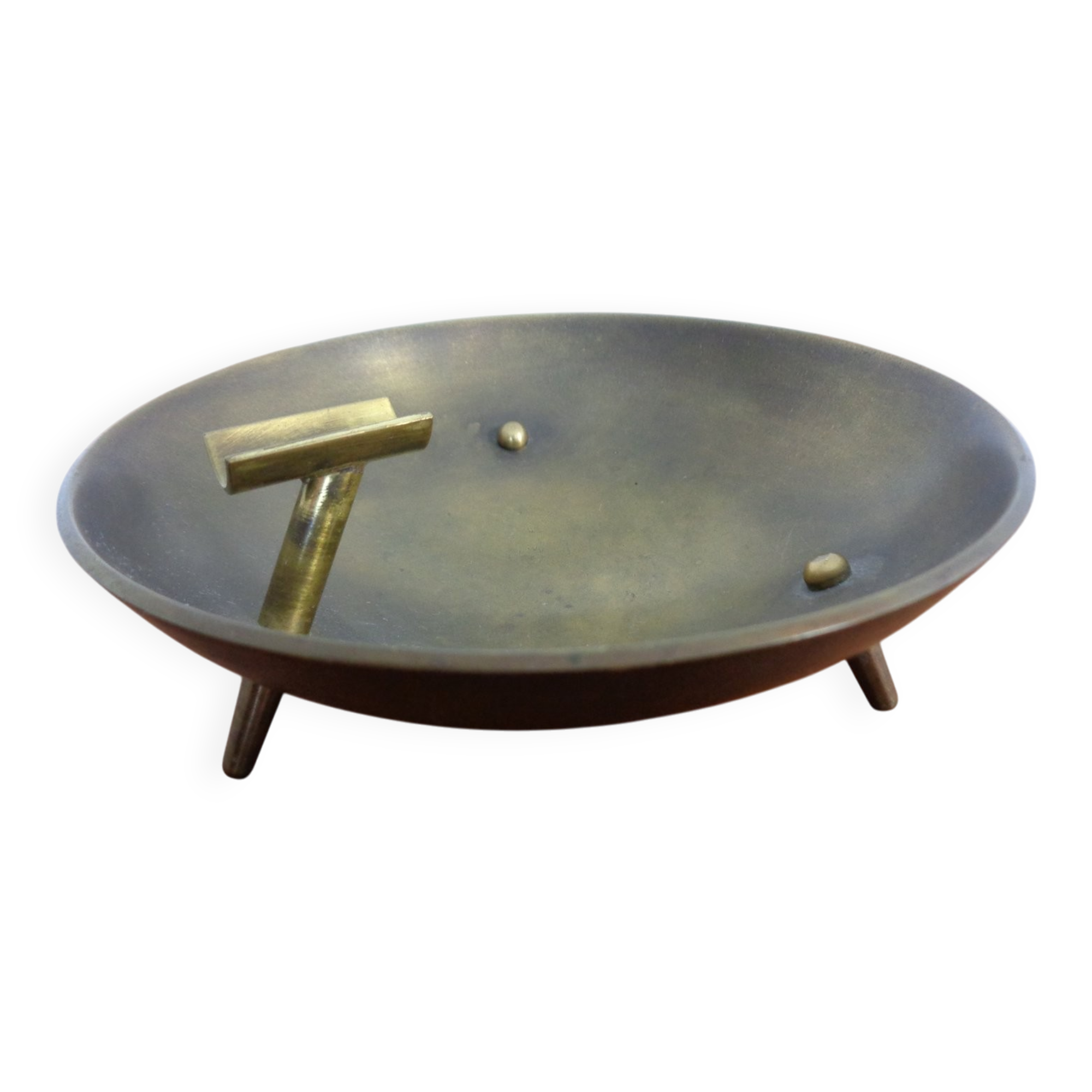 Mid-Century Brass Ashtray, 1960s