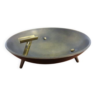 Mid-Century Brass Ashtray, 1960s
