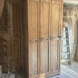 Old wooden workshop locker