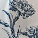 Two ironstone plates from Lunéville Keller and Guérin with a floral pattern.