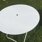 Wrought iron folding garden table