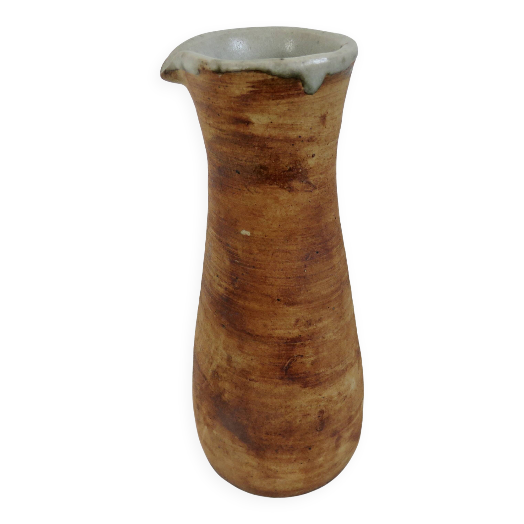 Stoneware vase "poterie de la colombe" Vallauris, 50s-60s
