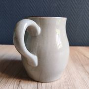 Pichet en grès vintage | Grès de l'Arnon France | Décor floral