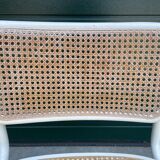 Set of 4 Cesca b32 model chairs in white by Marcel Breuer