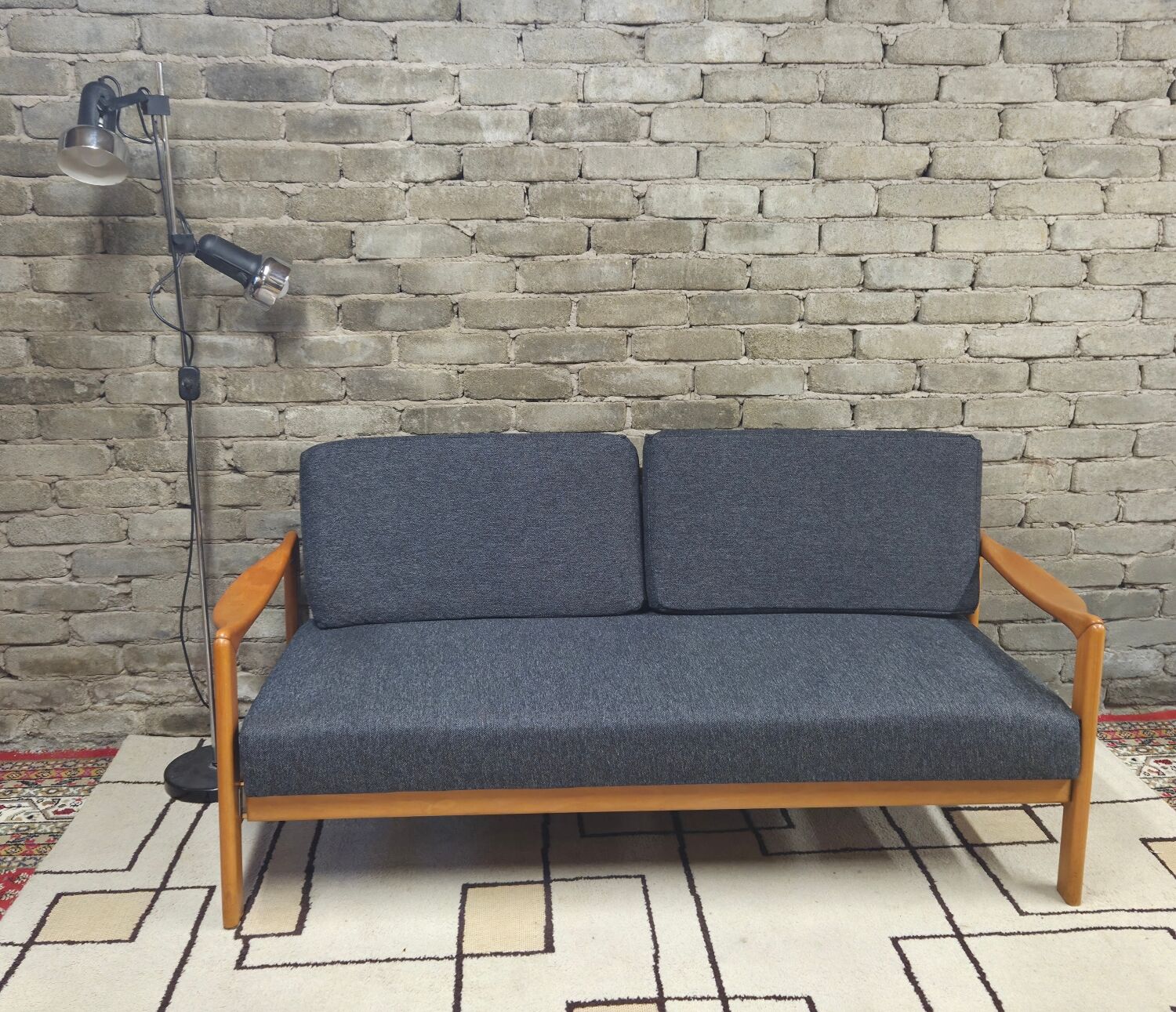 Convertible Scandinavian daybed canapé 1960