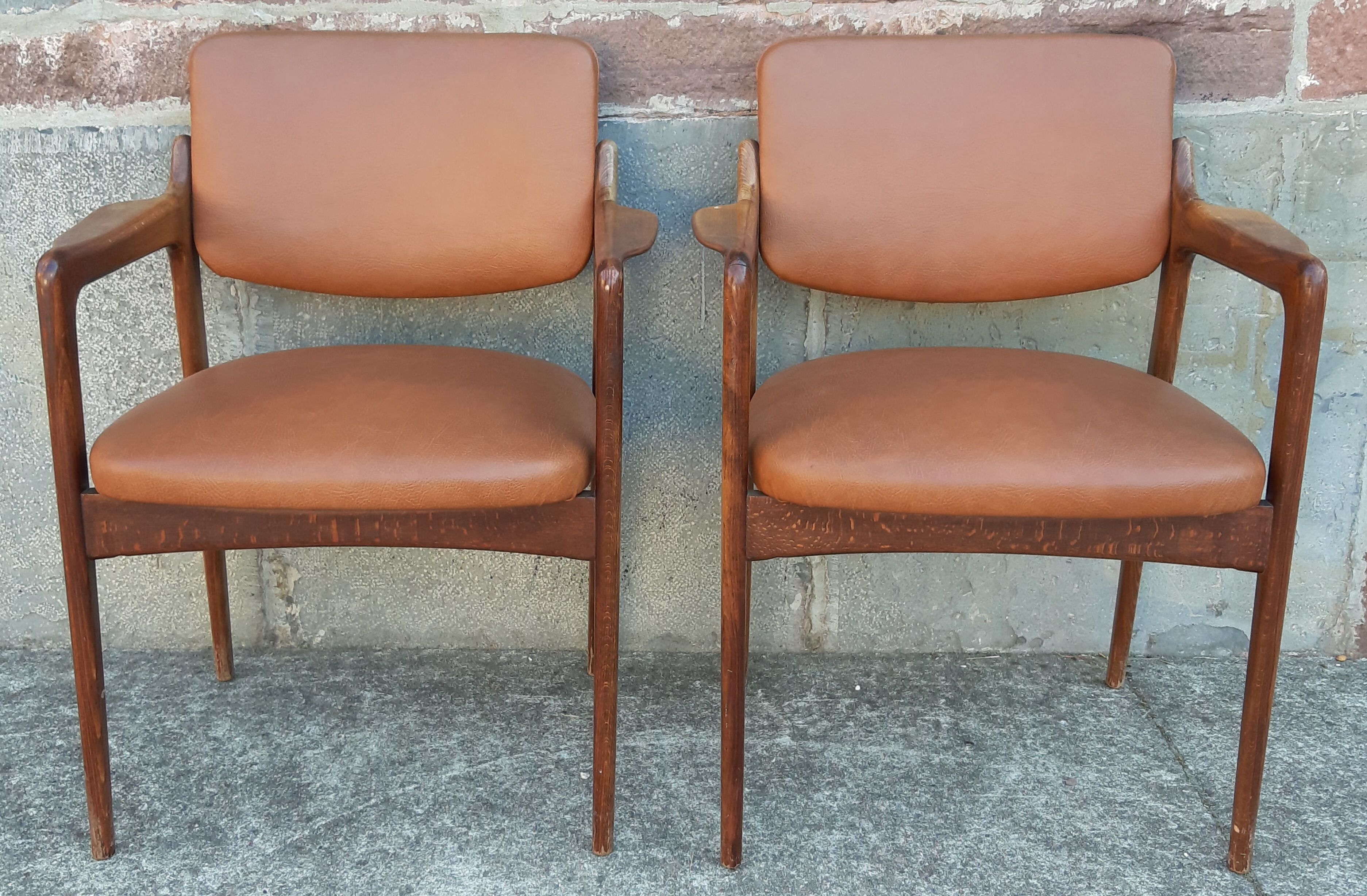 Pair of Scandinavian armchairs