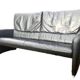 High end black leather sofa, De Sede sofa