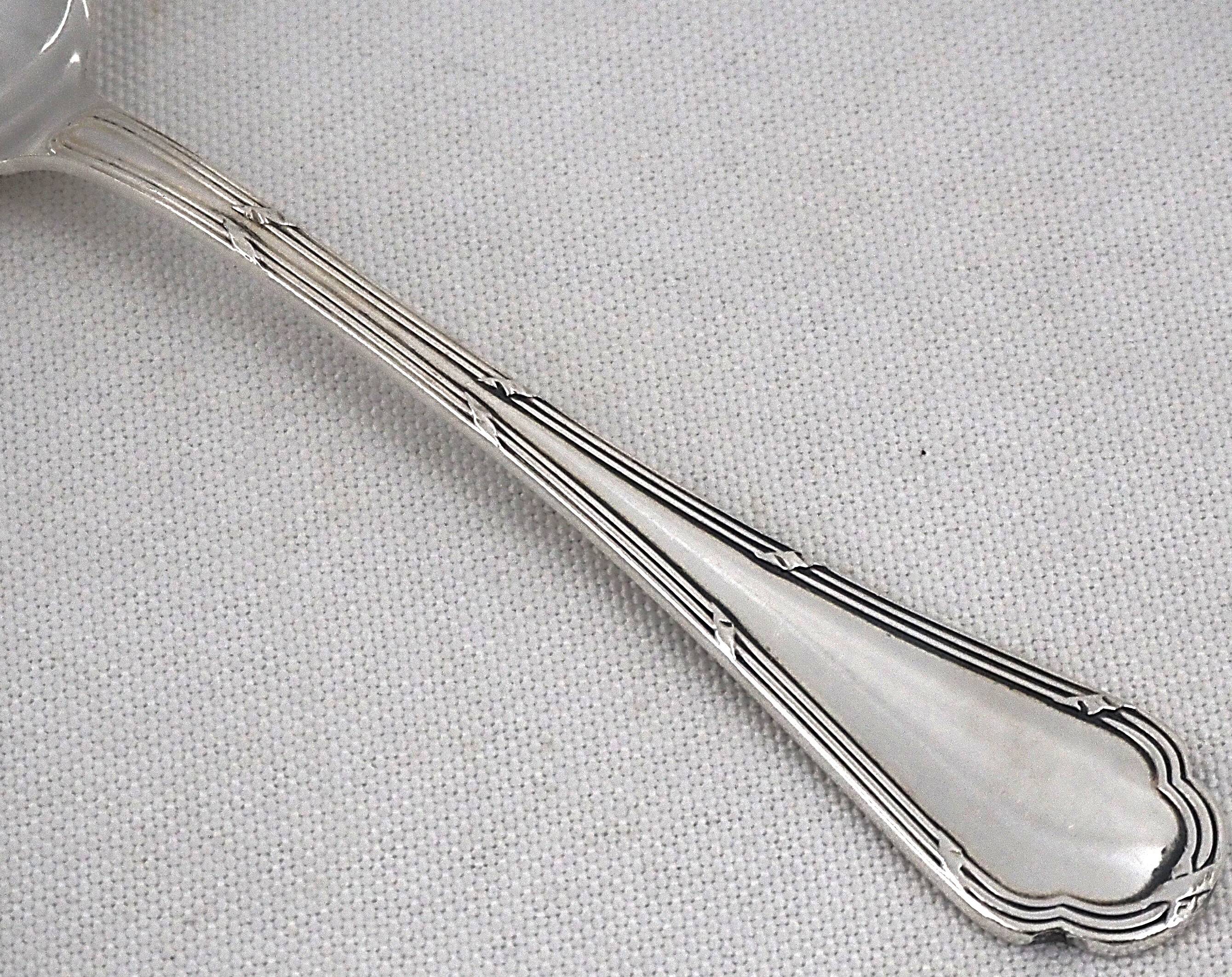 Share Ercuis Trianon 10 dessert spoons, silver-plated, 17.5 cm, e