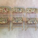 Lafuma folding chairs brass
