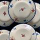 Dessert service 12 plates and 1 dish Mary Lou Digoin Sarreguemines