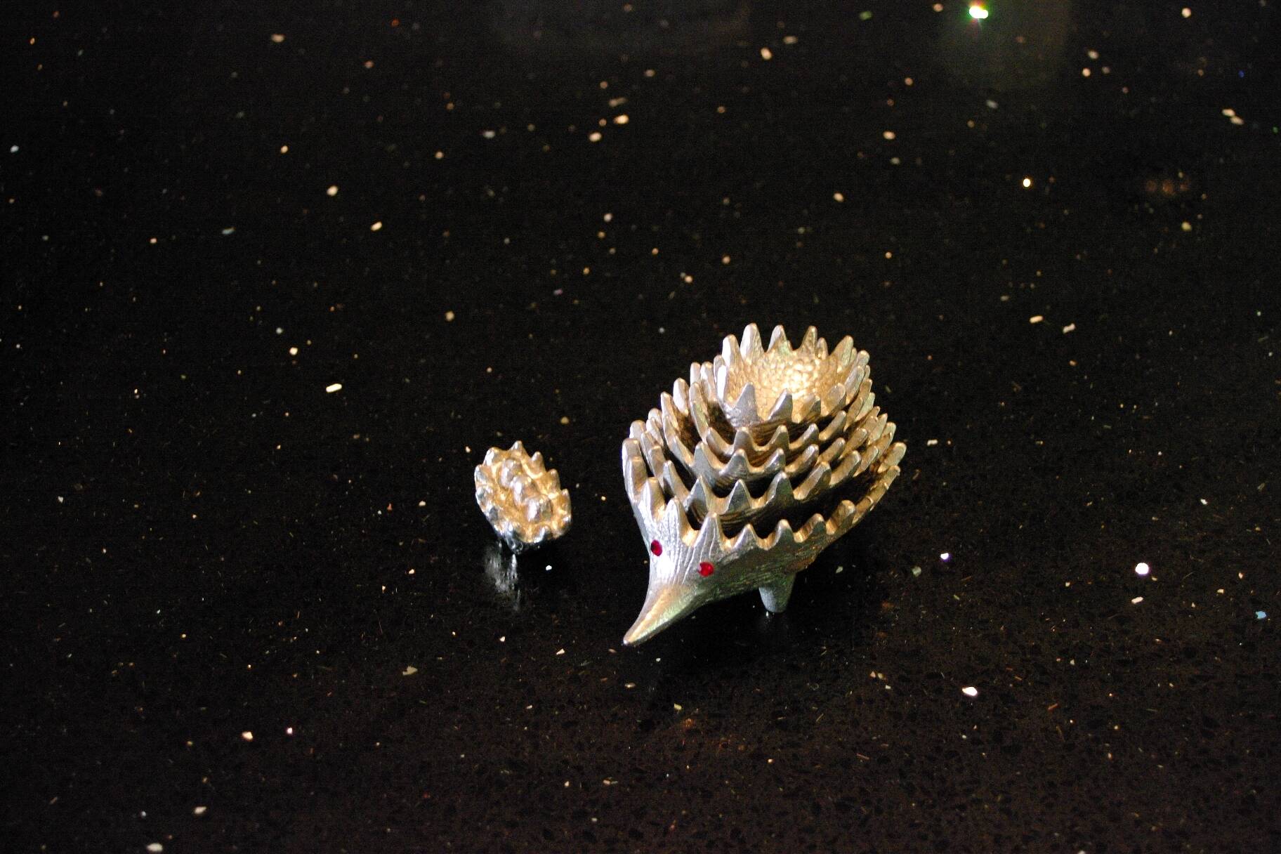 Vintage nesting ashtray by walter bosse for herta-baller 1950