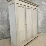 Armoire penderie ancienne armoire murale française XXL gris 230x212 cm