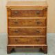 Vintage walnut commode with sliding top in Butler style.