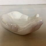 Iridescent white hand ring sizer pocket
