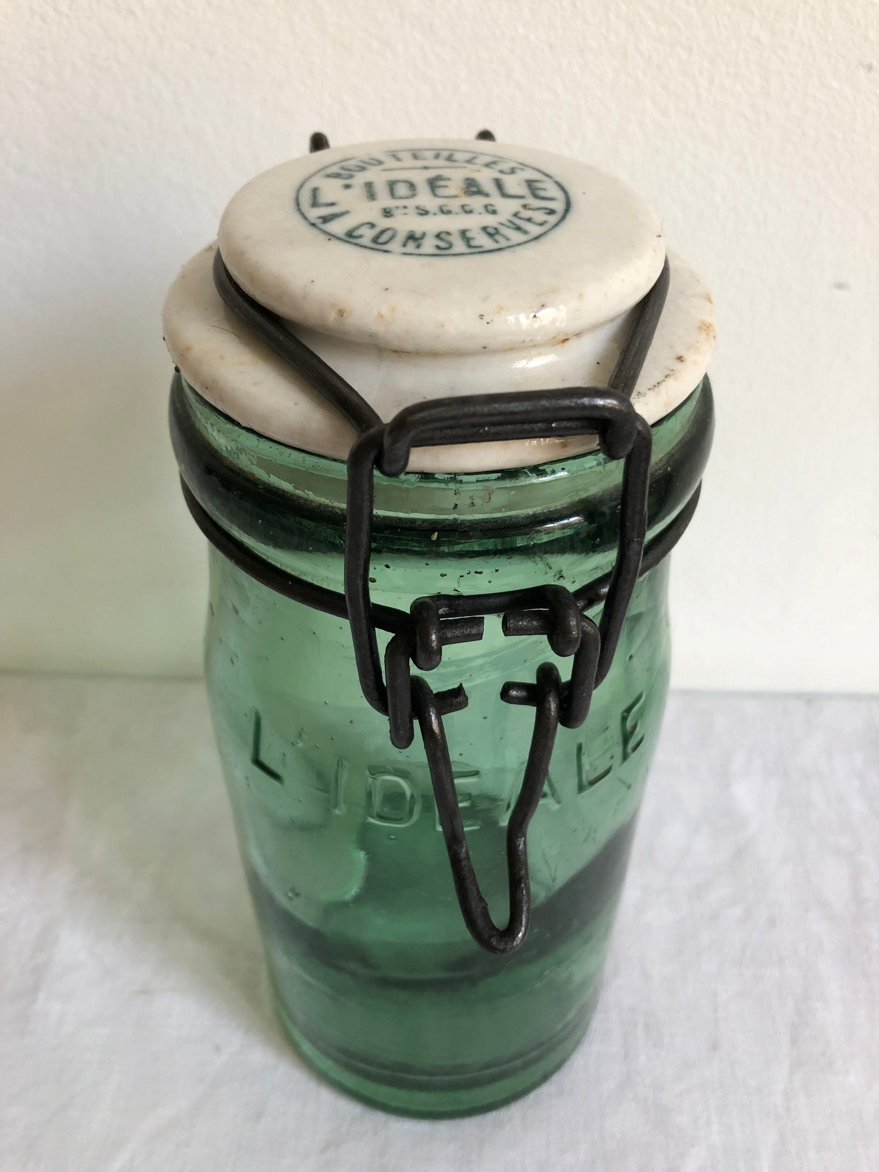 L'ILE canning bottle, porcelain stopper