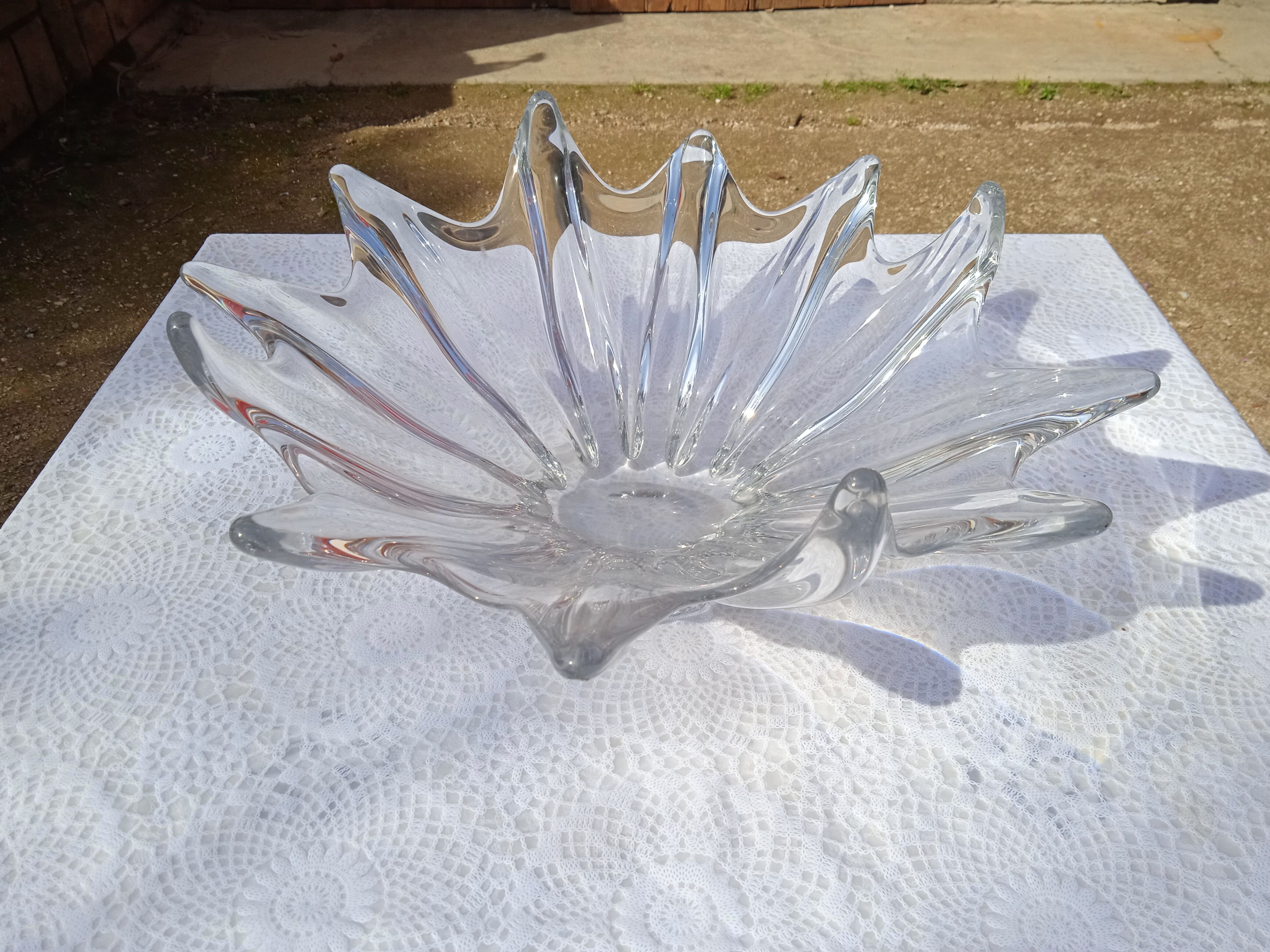 Daum crystal fruit dish