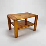Maison Regain Pine stool or sidetable, 1970
