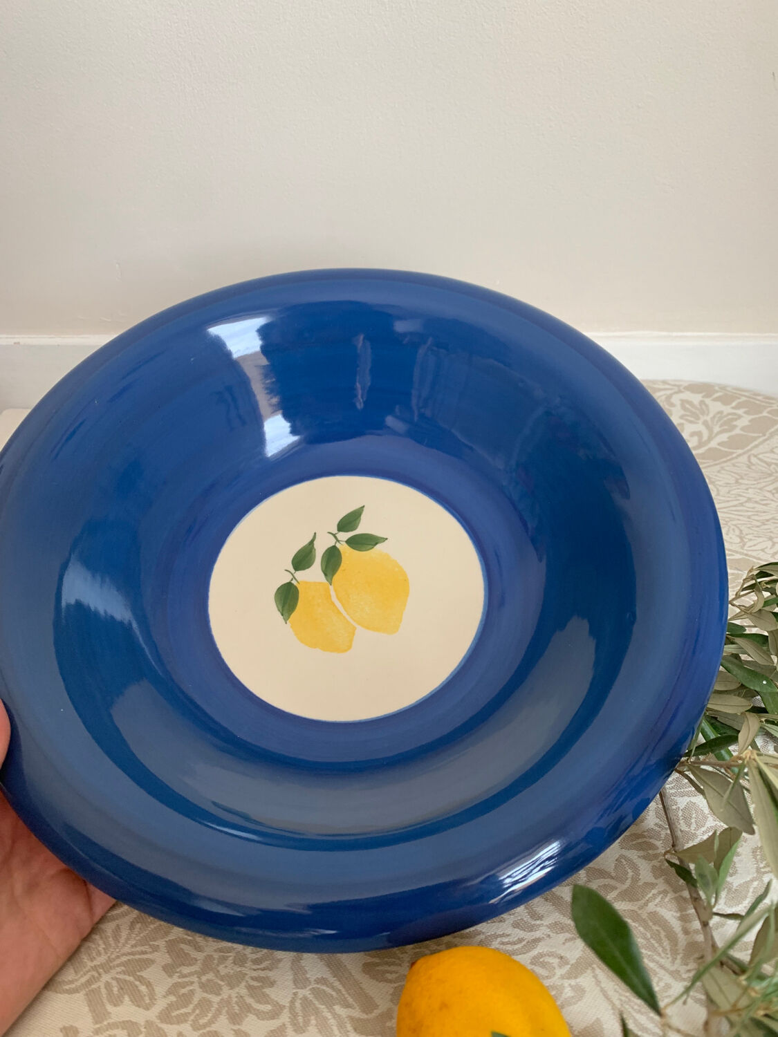 Pichet et saladier citron