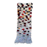 Tapis Berbère Boucherouite coloré - 77 x 239 cm