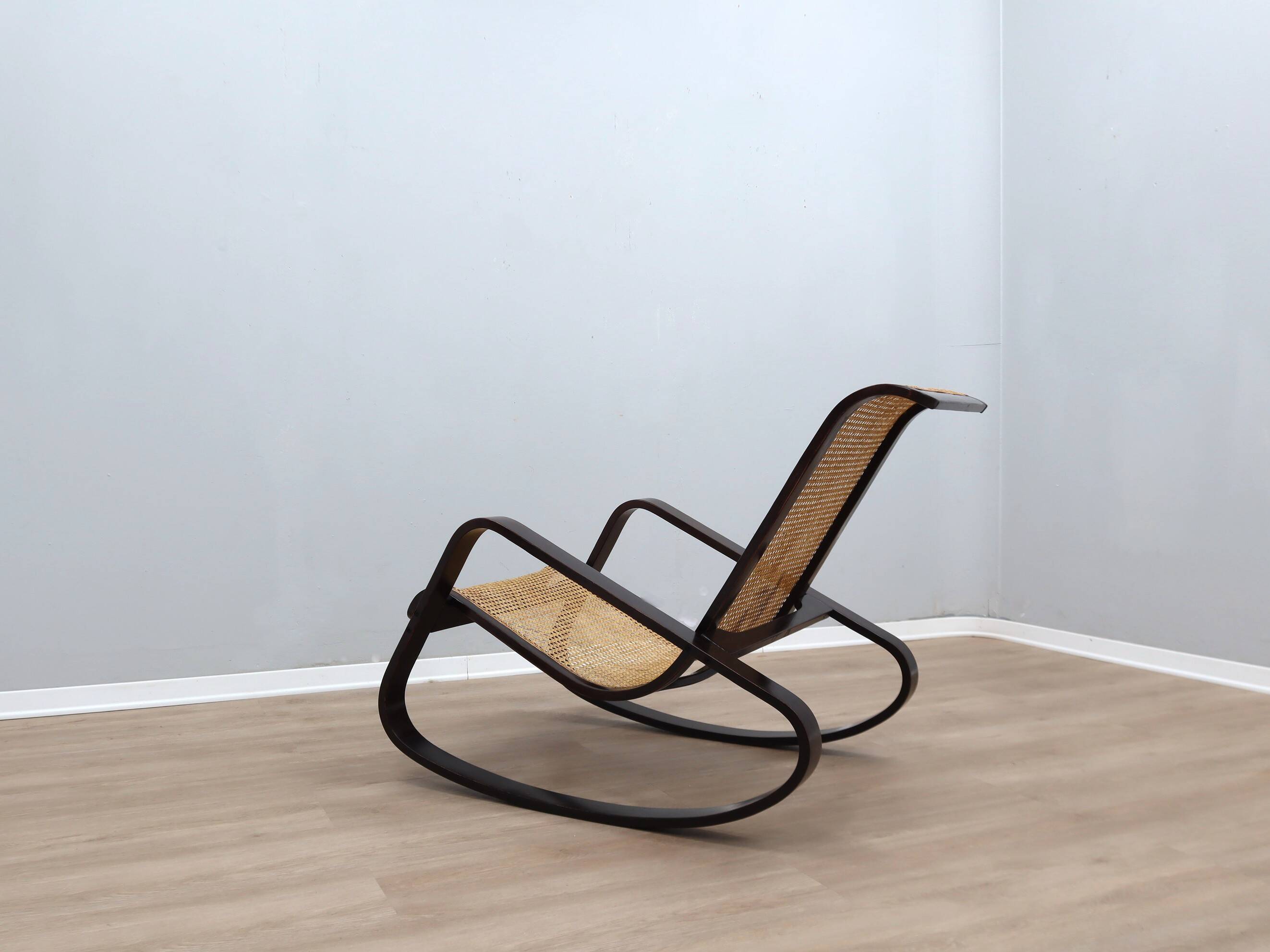 Vintage "DONDOLO" rocking chair Luigi Crassevig 1970s