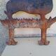 Cast iron dog model foot scraper