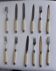 Cutlery / Antique dessert knives and forks